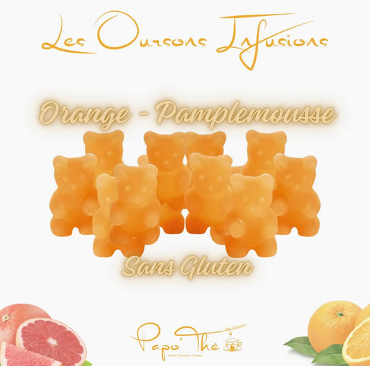 Bonbons orange pamplemousse x10🍊