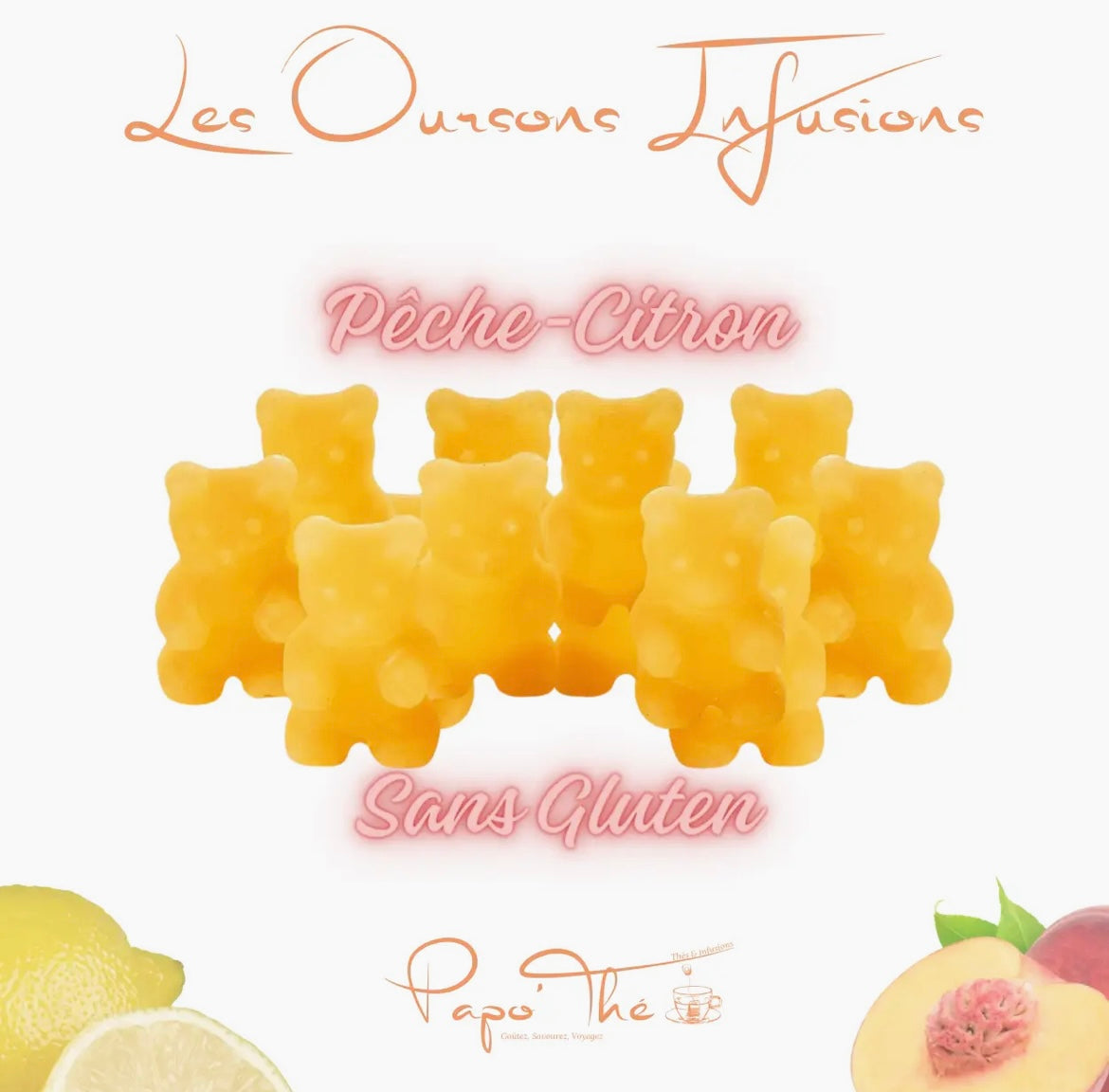 Bonbons pêche citron X10 🍑🍋