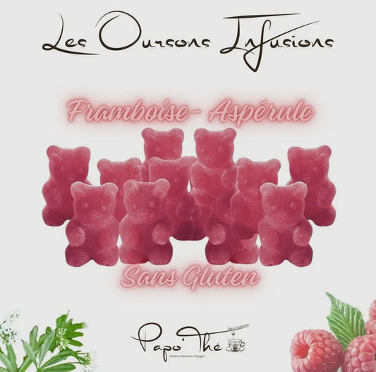 Bonbons framboise aspérule x10