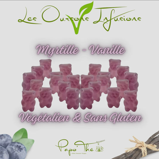 Bonbons myrtille-vanille x30🫐